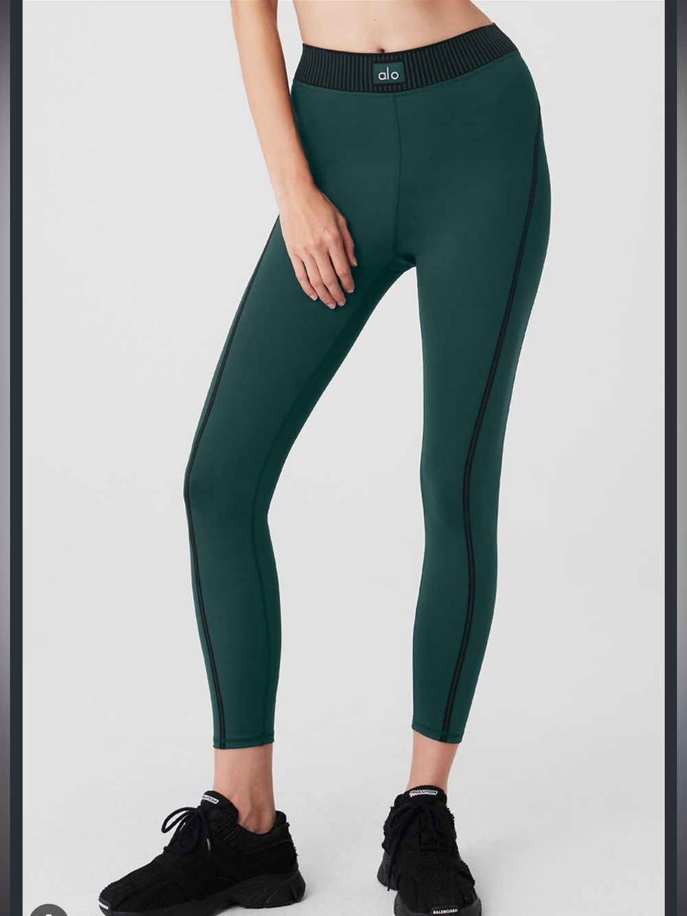 ALO Yoga High-Rise Green Sculpt Legging